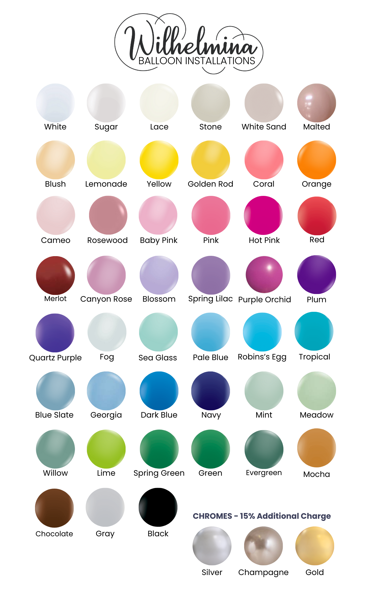 Balloon Colors